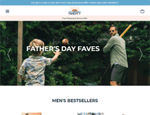 Tablet Screenshot of fahertybrand.com